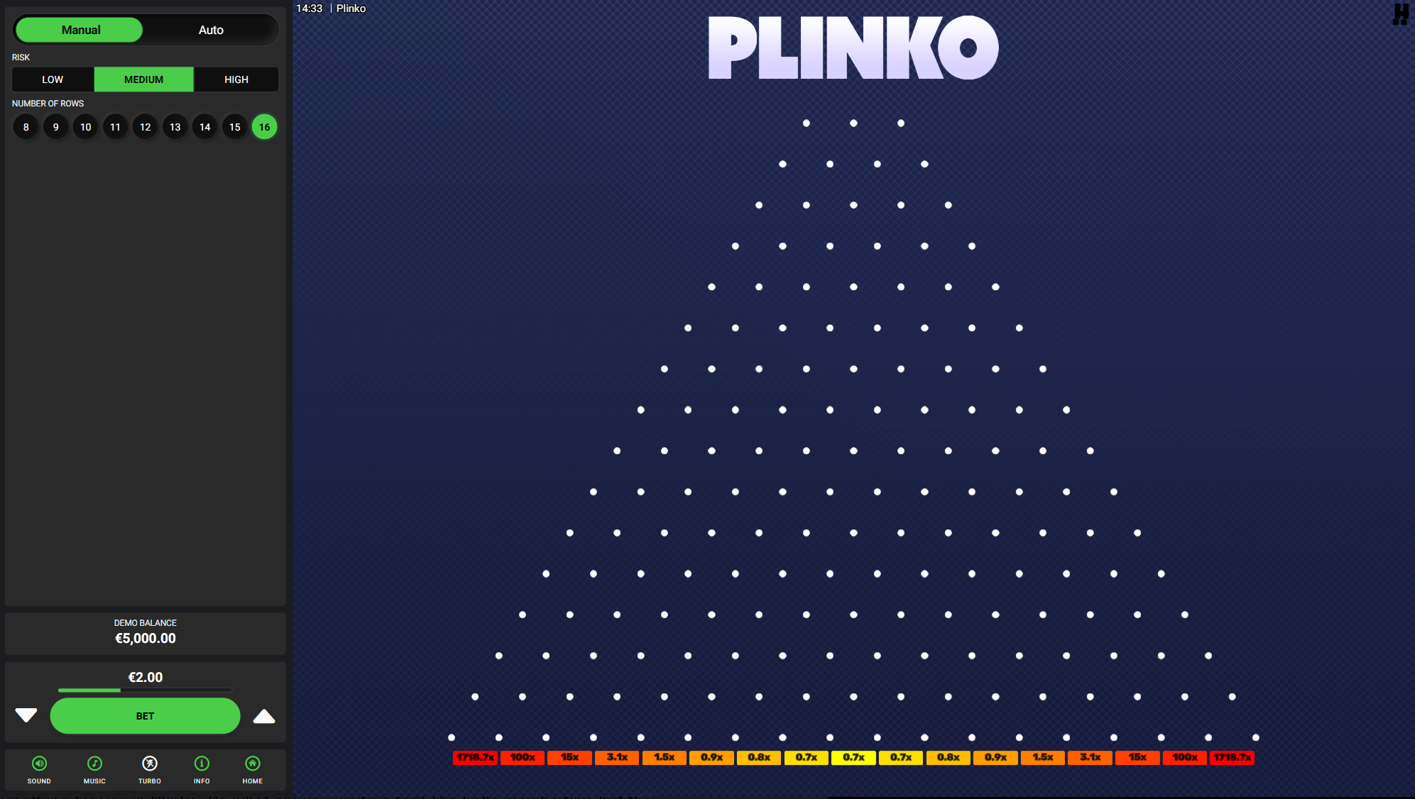 Plinko Dare2Win Hacksaw Gaming