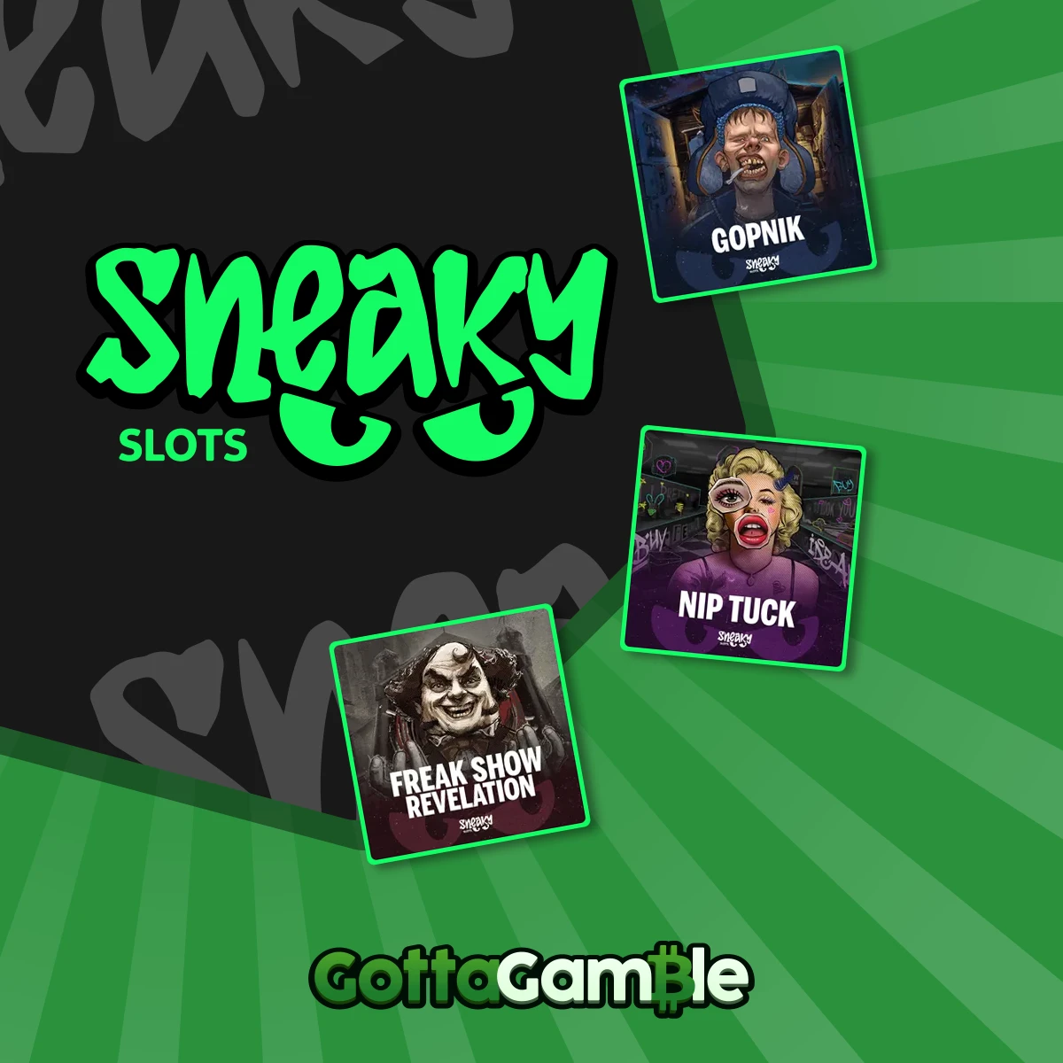 Sneaky Slots software provider games