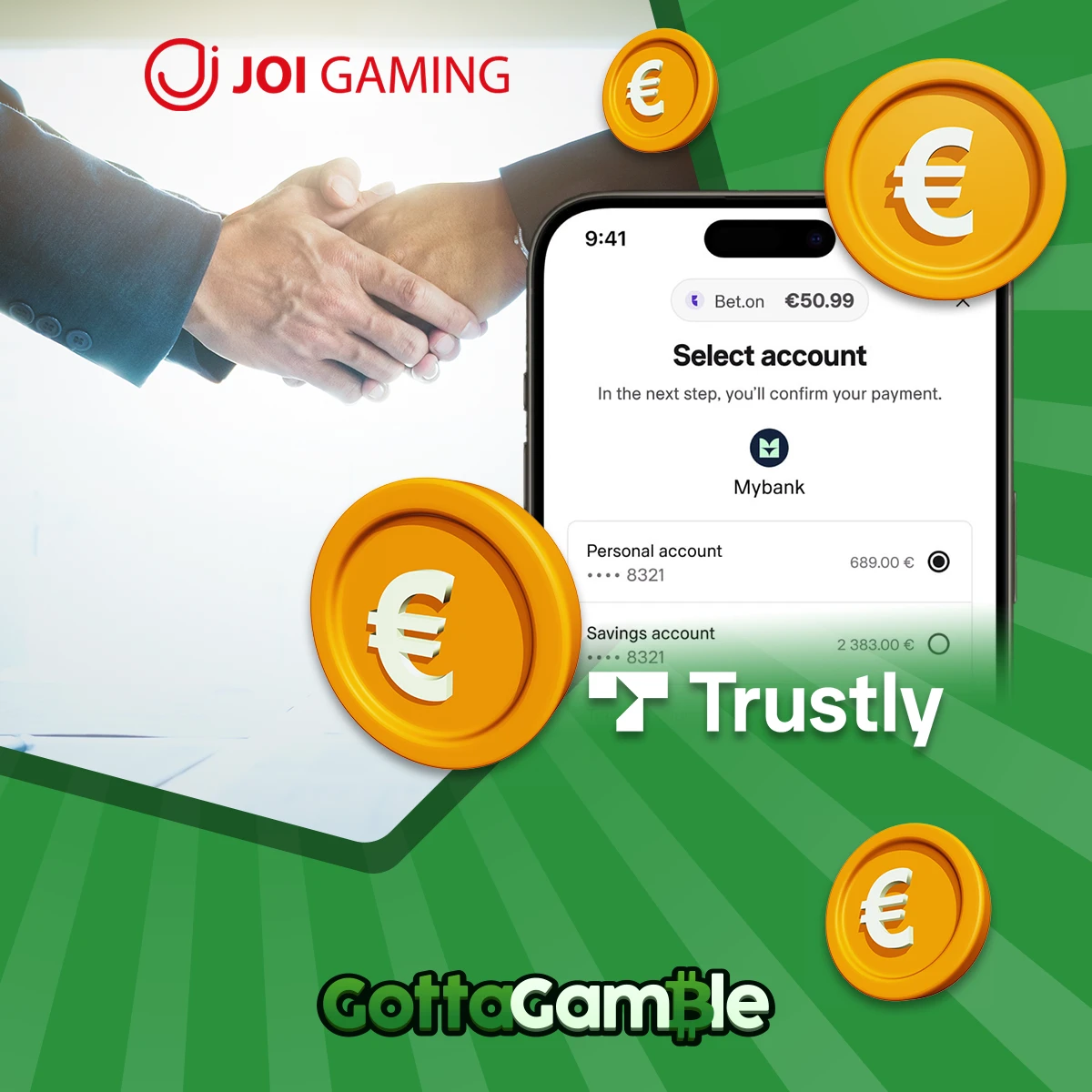 JOI Gaming Taps Trustly