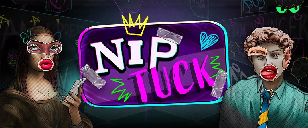 Nip Tuck video slot promo banner