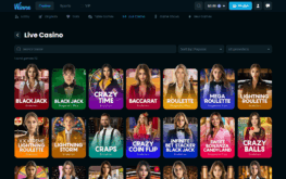 Winna Casino Live Games