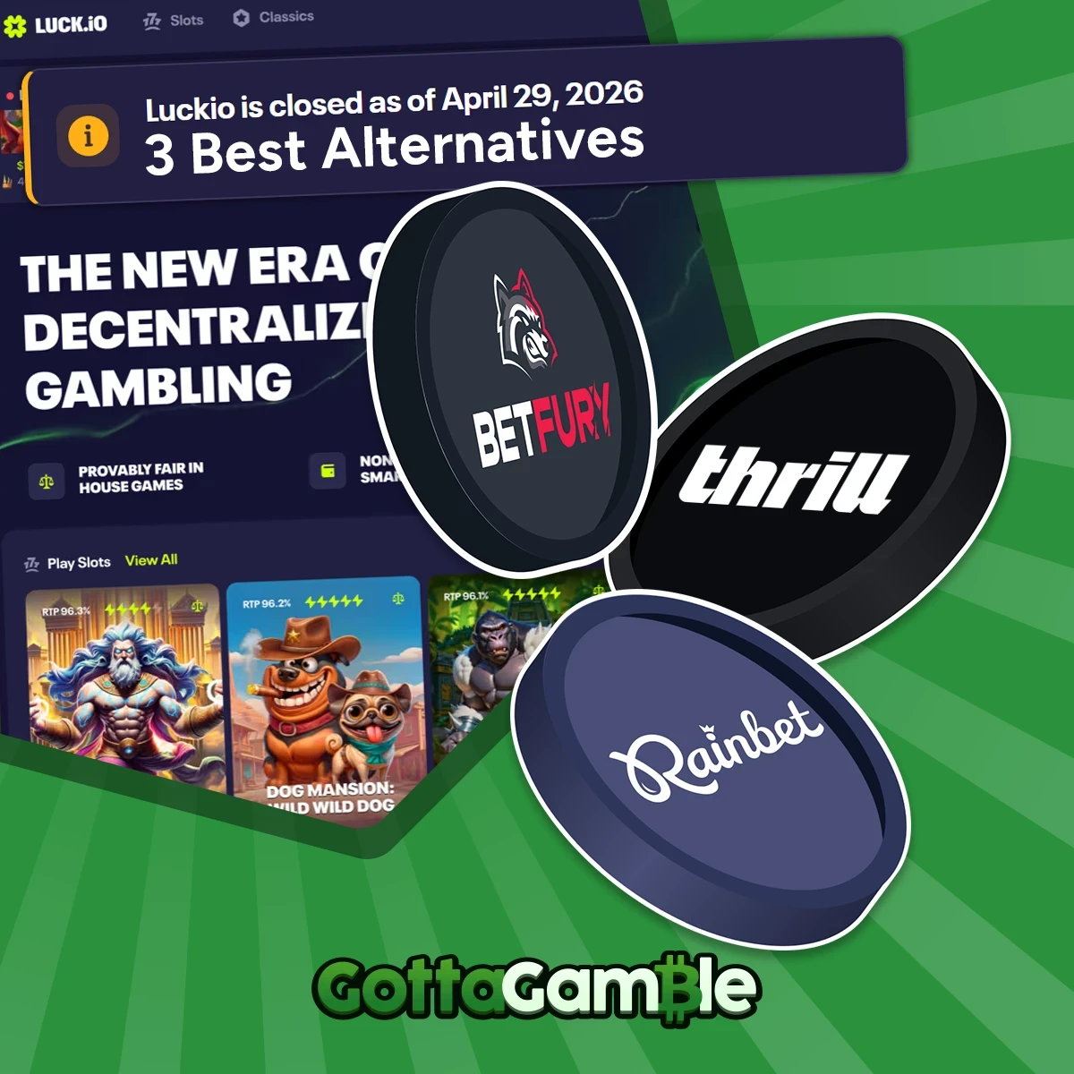 Luck.io Closed: 3 Best Alternatives for Former Players